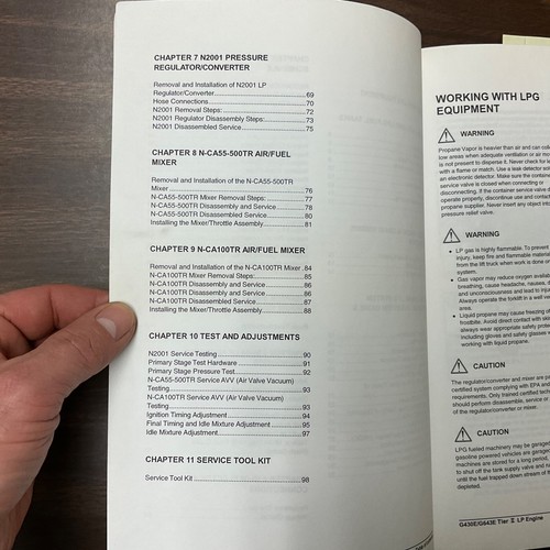 Daewoo Doosan G430E G643E LPG MOTOREN SERVICE WERKSTATT REPARATURANLEITUNG GABELSTAPLER - Bild 3 von 6