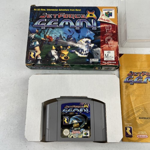 Jet Force Gemini Nintendo 64 N64 PAL Complete Box + Protector Rareware - Picture 2 of 12
