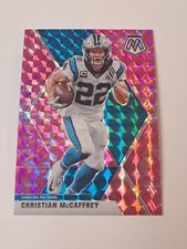 2020 Panini Mosaic Football Pink Camo Prizm #36 Christian McCaffrey Panthers