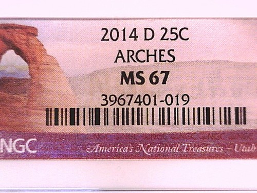 Arches NP 2014 D Washington Quarter NGC MS 67 3967401-019 - Picture 3 of 3