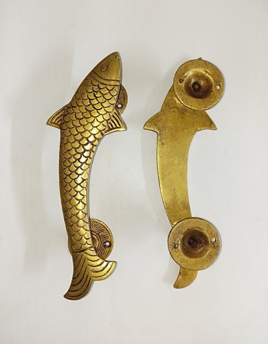 Fish Design Door 9.5'' Inches Long Handle Ocean Theme Home Door Pull Set AJ285 - Picture 10 of 12