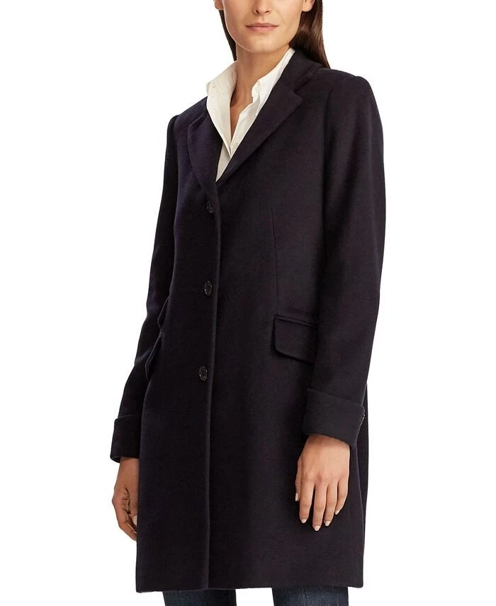 Ralph lauren maxi reefer coat clearance