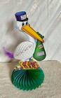 Baby shower banner "Oh Baby" and Stork center piece that opens full round