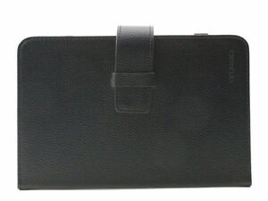 Black-Leather-7-034-Universal-iPad-MiniTablet-Case-amp-Screen-Protector-w-cloth