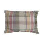 Multicolored Tartan Plaid Colorful 16×11 Rectangular Decorative Throw Pillow