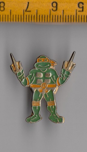 Insignias de alfiler de las Tortugas Ninja Adolescentes Mutantes Años 80 Años 90 - Imagen 29 de 35