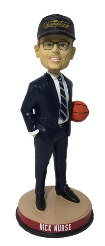 Nick Nurse Standing Toronto Raptors 2019 Champions Standing Bobblehead NBA