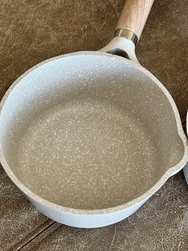 Cacerola de utensilios de cocina Masterclass Premium con tapa de vidrio 1,50 cuartos moteada lote de 3 piezas - Imagen 14 de 24
