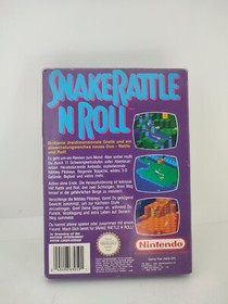 Snake Rattle N Roll NES Nintendo Entertainment System OVP Komplett Top ⚡ Versand