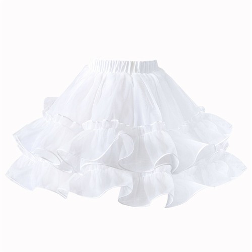Baby Girls Kids White Fluffy Pettiskirt Tutu Dancewear Christmas Party Skirts - Picture 3 of 21