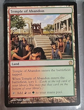 MTG Temple of Abandon Theros 224/249 Regular Rare
