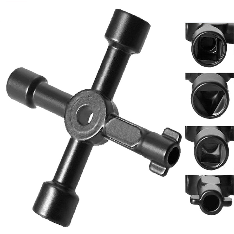 Multifunktionell Universal Kreuzschlüssel Schaltschrank Revisionsklappe K6O6 Multifunktionell Universal Kreuzschlüssel Schaltschrank Revisionsklappe K6O6
