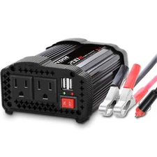 NDDI 200W Car Power Inverter 12V DC to 110V AC Converter w/ 3.1A USB Charger