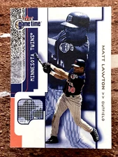 2001 Fleer Game Time Matt Lawton #63