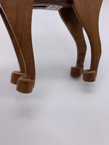 Antico cavallo arte popolare in legno articolato Schylling mobile giocattolo dipinto India - Foto 11 di 21