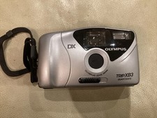 Untested Olympus Trip XB3 DX Big Finder 35mm Film Camera Point Shoot Silver