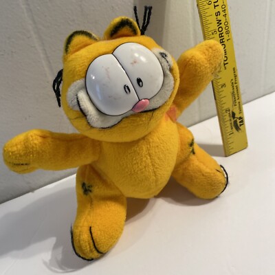 動作品 ヴィンテージ レトロ ガーフィールド 猫 ラジオ 1978 PAWS Fine Toy Vintage Garfield 1978 Paws Plush Stuffed Animal Toy 7
