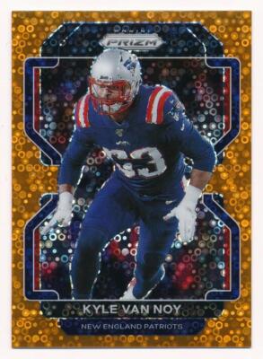 2021 Panini Prizm KYLE VAN NOY Orange Disco Prizm #101 *Patriots* NRMT-MT++