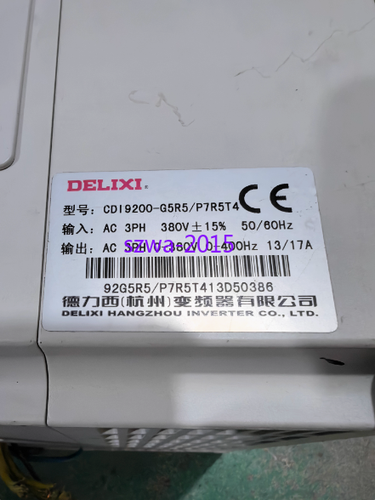 1pcs Used CDI9200 inverter CDI9200-G5R5/P7R5T4 5.5KW/7.5KW - Picture 2 of 2