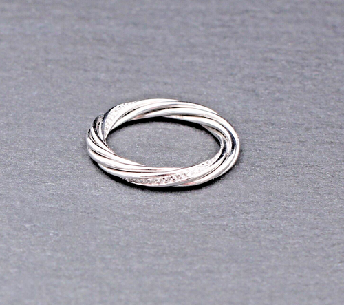WEMPE by KIM Helioro XS - Designer RING mit BRILLANTEN | 3mm | 750 Weißgold - Bild 2 von 6