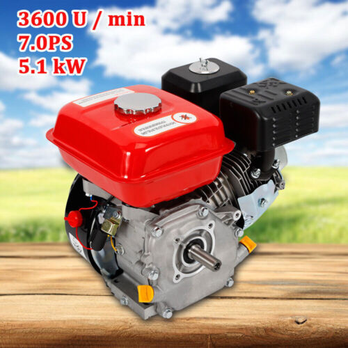 Motor de gas horizontal de 7 hp 4 tiempos motor de gasolina cilindro único refrigeración por aire OHV - Imagen 5 de 46