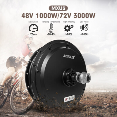 48V 1000W 72V 3000W Front Rear Drive Hub Motor Wheel For E-bike Conversion Kit 