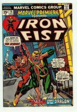 MARVEL PREMIERE #16 6.0 // 2ND APPEARANCE OF IRON FIST MARVEL COMICS 1974