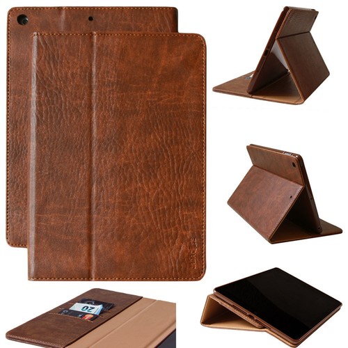 Premium Leder Cover Apple iPad Air 2 (9,7") Schutz Hülle Tablet Smart Case Etui - Picture 30 of 71