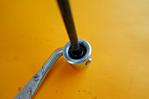 Vintage Shimano REAR Wheel Bicycle Quick Release Skewer (Silver) - Picture 12 of 12