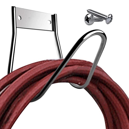 Wall Mounted Hose Hanger Stainless Steel Hose Reel Holder Lawn Care