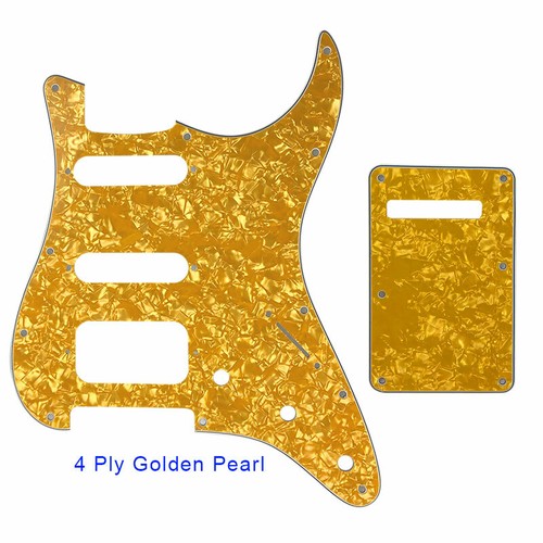 Für US Fender Standard SSH Strat Gitarrenschlagbrett & Rückplatte mehrfarbige Auswahl - Bild 26 von 29