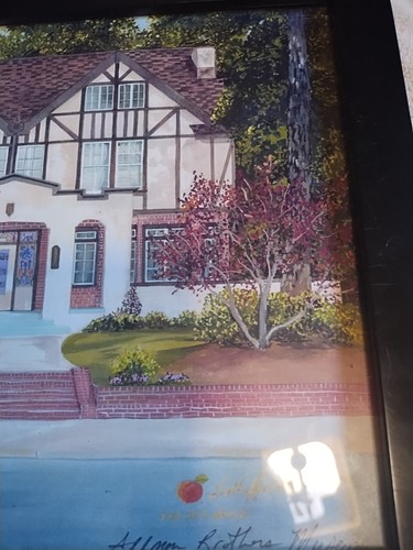 Allman Brothers Big House Museum Art Print By Leah Holland 8.5"X 11" Macon GA - Picture 5 of 6