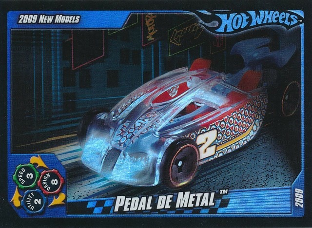 2010 ENTERPLAY HOT WHEELS SINGLE FOIL CARD #F9 PEDAL DE METAL | eBay
