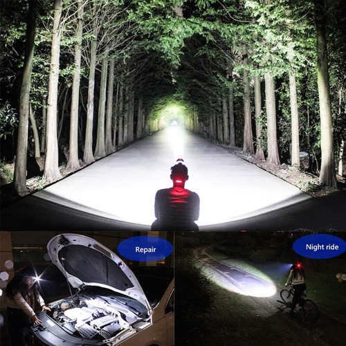 990000LM LED Headlamp Rechargeable Headlight Zoomable Head Torch Lamp Flashlight - Bild 2 von 26