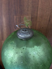Antique Green Glass 9" German Kugel Christmas Ornament India Large — photo 2
