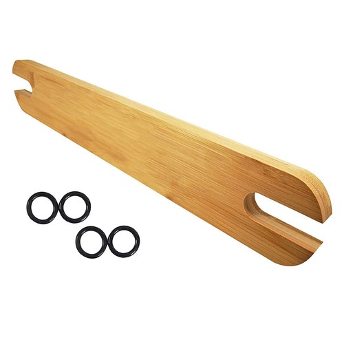 High Chair Footrest Non-Slip Natural Bamboo Wooden Foot Rest for Baby & Toddler - Picture 2 of 9