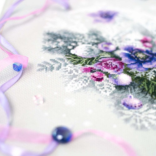 Magic Needle Counted Cross-Stitch Kit Frosty Evening 200-242 - Picture 7 of 11