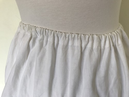 Vintage Victorian Edwardian Cotton Lace Frill Cotton Apron Skirt | S M L - Picture 8 of 14