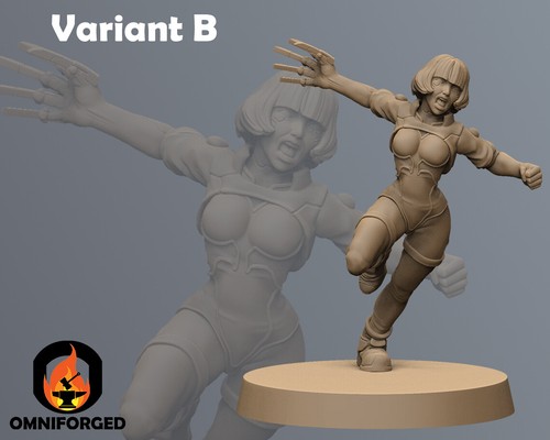 Cyberpunk Miniature Mini Ayeisha Netstrider Papsikels Cyborg 2077 RPG - Picture 3 of 14