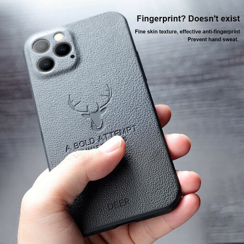 For iPhone 14 Pro Max 14 Plus 14 Pro 14 Case Leather Silicone Back Cover deer - Picture 4 of 17