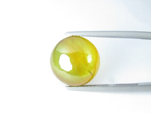 15.00Ct Natural Yellow Sapphire 13.5mm Round Cabochon (Bankaja)Thailand Gemstone - Video 1 of 1