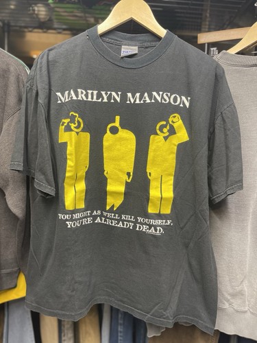 Very RARE Vintage 1996 Marilyn Manson Already Dead Shirt XL - Picture 1 of 5