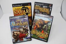 Cabela's Dangerous Hunts Lot of 4 Sony PlayStation 2 PS2 Bundle TESTED & WORKS