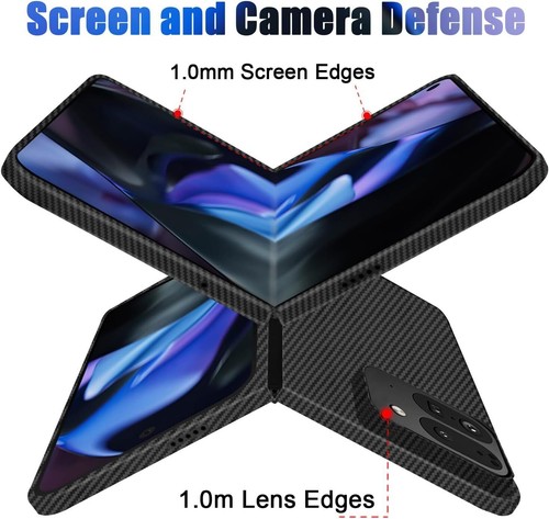 Funda protectora delgada de fibra de carbono de aramida plegable para Google Pixel 9 Pro - Imagen 2 de 34