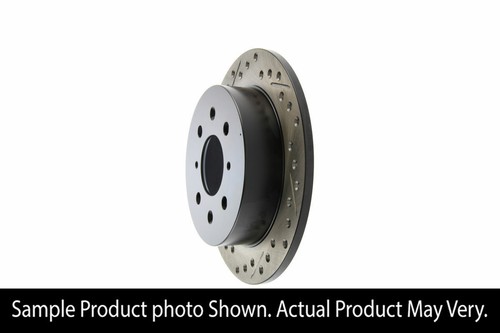 StopTech Sport Drilled Slotted Brake Rotor Rear Right Integra GS-R GS LS 90-01 - Picture 2 of 9