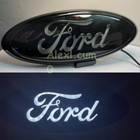 9 inch White LED Light Black Emblem Badge For Ford F-150 F-250 Truck Housing