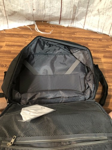 American Tourister Messenger Bag Backpack Black Shoulders Strap - Picture 7 of 9