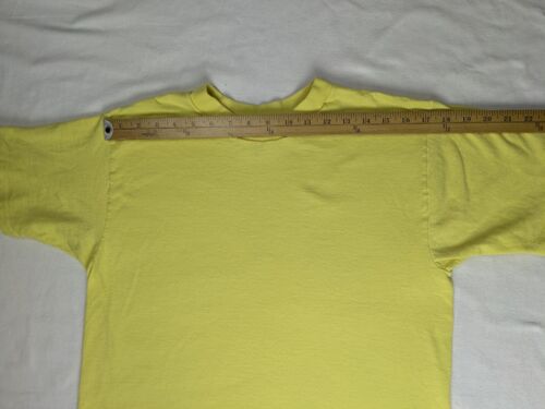 Vintage Duck Head T-Shirt Men Size Med Single Stitch Yellow Made in USA - Picture 3 of 7