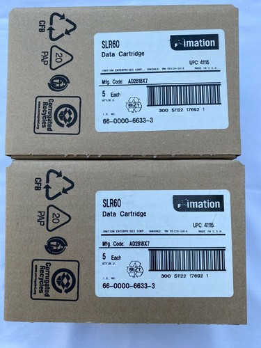 IMATION 10 New SLR60 30/60GB Data Tape Cartridges 41115 - Same day shipping - Picture 1 of 4