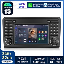 Für Mercedes-Benz ML-W164 ML500 GL-X164 G420 Android 13 Autoradio GPS WIFI 2+32G Für Mercedes-Benz ML-W164 ML500 GL-X164 G420 Android 13 Autoradio GPS WIFI 2+32G